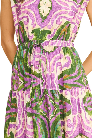 Bohemian Pattern Maxi Dress