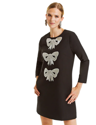 Katalin Bow Mini Dress