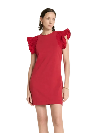 Ellis Ruffle Sleeve Dress