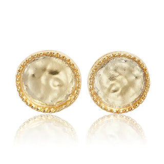 Dotty Stud Earrings - 24k Gold Plated