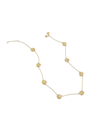Butterfly Coin Station Necklace