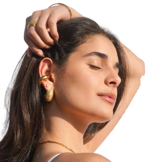 Peyton Chunky Hoop Earring