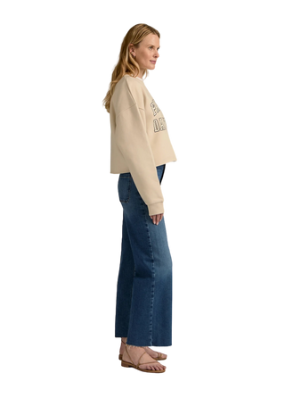The Cropped Collegiate Sweatshirt