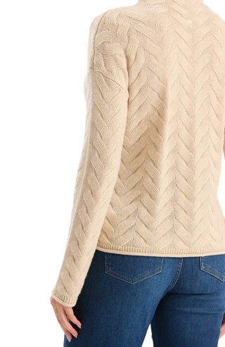Gracie Cashmere Basketweave Sweater