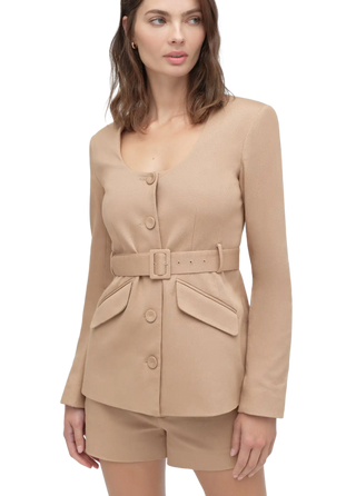 The Belted Diana Jacket
