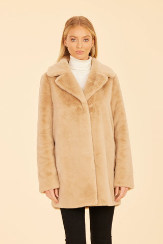 Faux Fur Long Coat