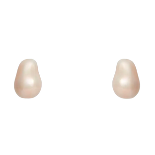 Rose Collector Baroque Pearl Stud Earrings