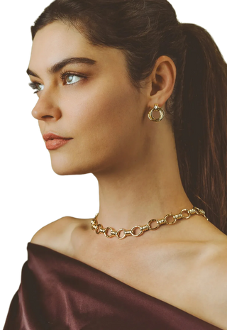 Neptune Chain Necklace Gold