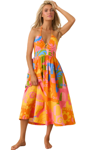 PROSPERINA Maldives Midi Dress Monkee's of Willamsburg