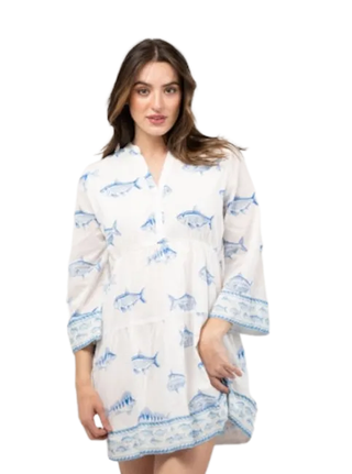 Claire Dress - Fish