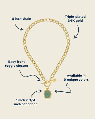 Fall Caroline Toggle Necklace