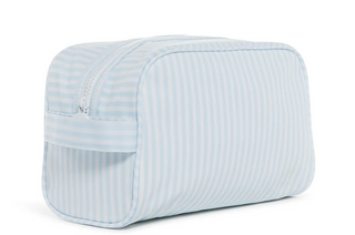 Stowaway Toiletry Bag - Pimlico Stripe Blue