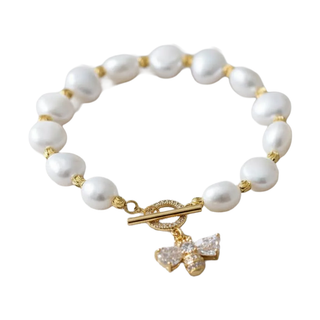 CAMILLA DOVEY Freshwater Pearl Bee Bracelet Monkee's of Willamsburg