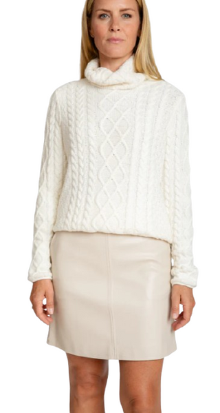 The Payton Vegan Leather Mini Skirt