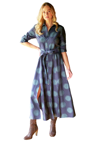 Laine Dress Medallion Jacquard