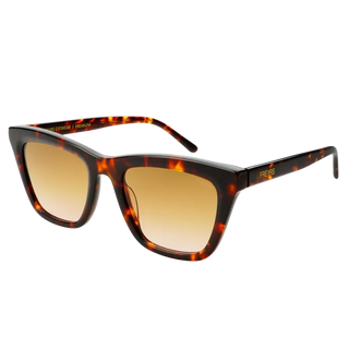 Lucy Acetate Womens Cat Eye Sunglasses - Brown Tortoise