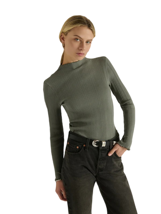 Brenna Mock Neck Top