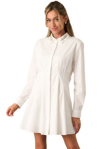 Renee Jewel Neck Dress