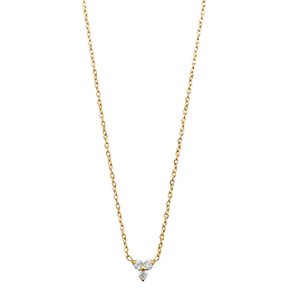 Donna Triple Stone Necklace