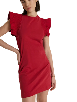 Ellis Ruffle Sleeve Dress