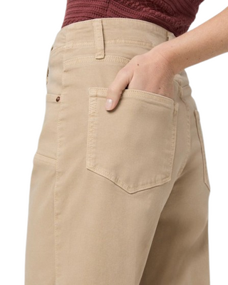 Anessa With Set in Pockets + Raw Hem - Vintage Soft Sand