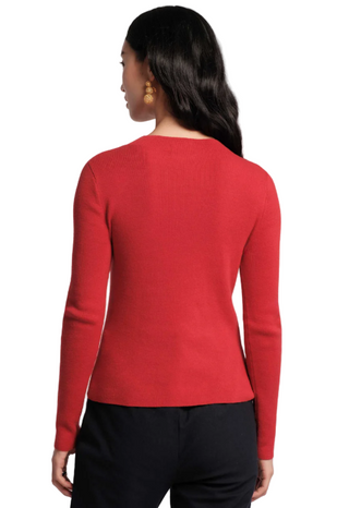 Marie Long Sleeve Cotton Sweater
