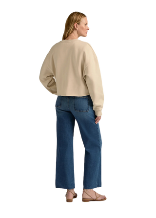 The Cropped Collegiate Sweatshirt