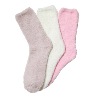 3 Pack Plush Cozy Socks