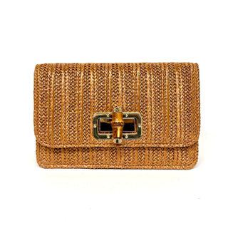 LISI LERCH Chestnut Lilly Clutch Monkee's of Willamsburg