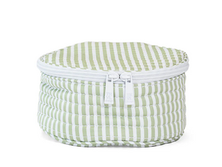 Jewel Round Case-Pimlico Stripe Sage