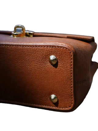 Genuine Dollaro Leather Crossbody Bag