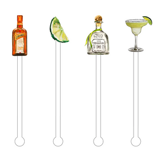 4 Piece Acrylic Stir Set