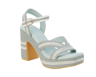 Adelaide Platform Heel-Denim