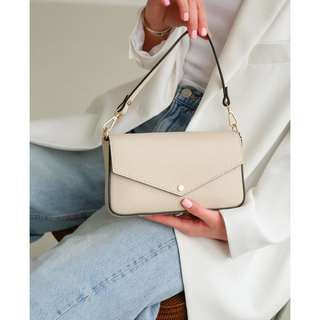 Pochette Leather Bag - Red