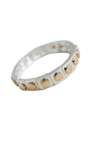 Geometric Bracelet - Silver