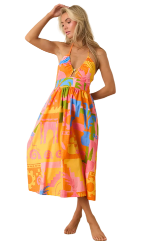 PROSPERINA Maldives Midi Dress Monkee's of Willamsburg