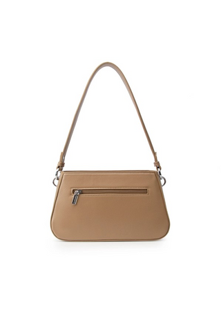 Eleanor - Recycled Vegan Shoulder Bag - Latte