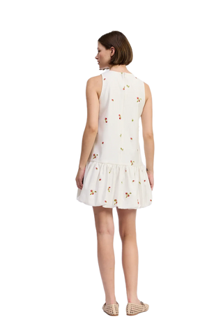 Strawberry Kiss Bubble Hem Mini Dress