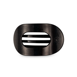 Round Flat Hair Clip, Medium, Midnight Magic
