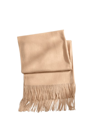 Cashmere All-In-One Scarf & Shawl-Camel