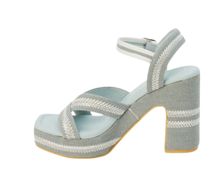 Adelaide Platform Heel-Denim