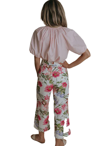 Pearl Pants-Harbor Island Floral