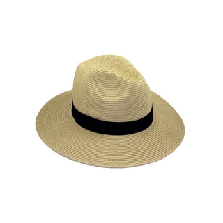 JEANNE SIMMONS ACCESSORIES Fedora Hat - Tan Monkee's of Willamsburg