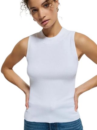 Joan Sleeveless Mock Neck