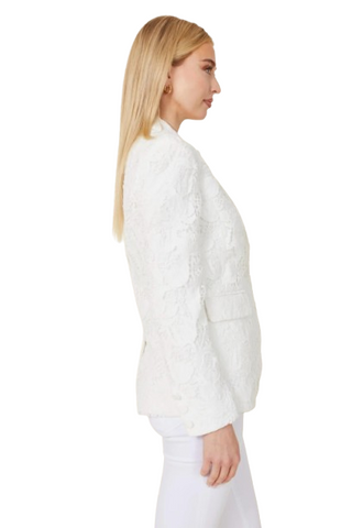 Floral Lace Tailored Blazer
