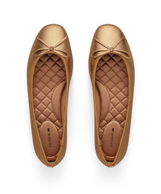 The Hummingbird - Vintage Gold Leather