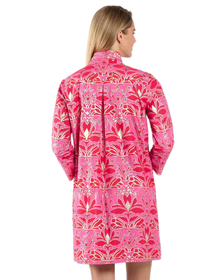 Helen Long Sleeve Dress-Imperial Garden Peony Gold
