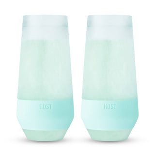 HOST Champagne Freeze™ Cooling Cups - Seafoam Monkee's of Willamsburg
