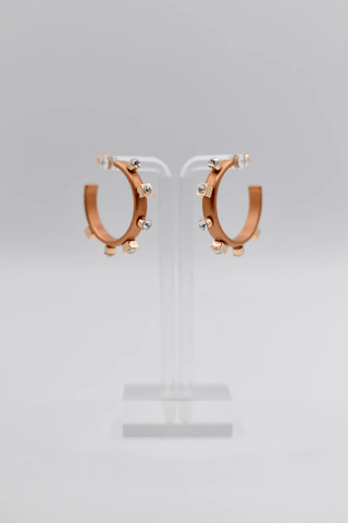 Metal Hoop - Crystal
