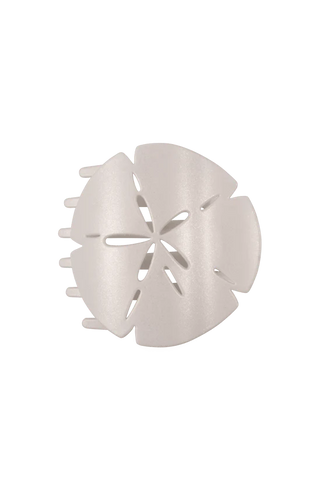 Sand Dollar Medium Flat Hair Clip